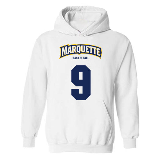 Marquette - NCAA Men's Basketball : Damarius Owens - Sports Shersey Hooded Sweatshirt-0