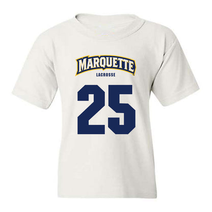 Marquette - NCAA Men's Lacrosse : Justin Daubert - Sports Shersey Youth T-Shirt-0