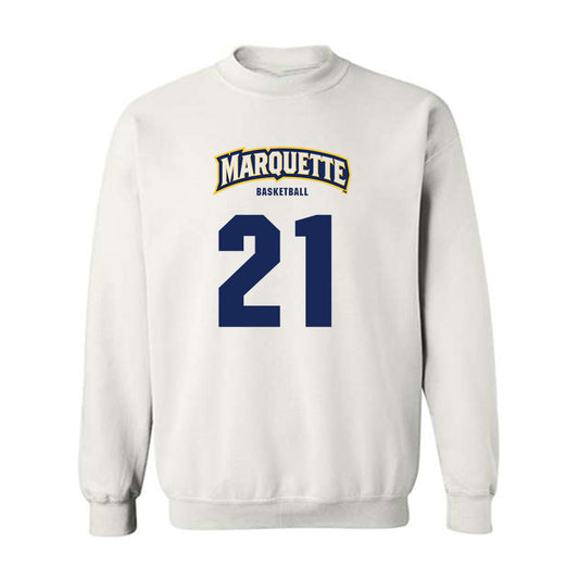 Marquette - NCAA Men's Basketball : Alex Egbuonu - Sports Shersey Crewneck Sweatshirt-0