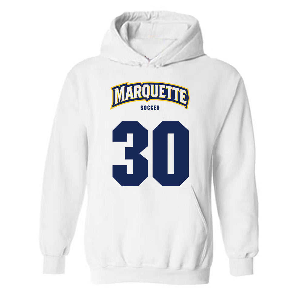 Marquette - NCAA Men's Soccer : Cameron Simpson - Sports Shersey Hooded Sweatshirt-0