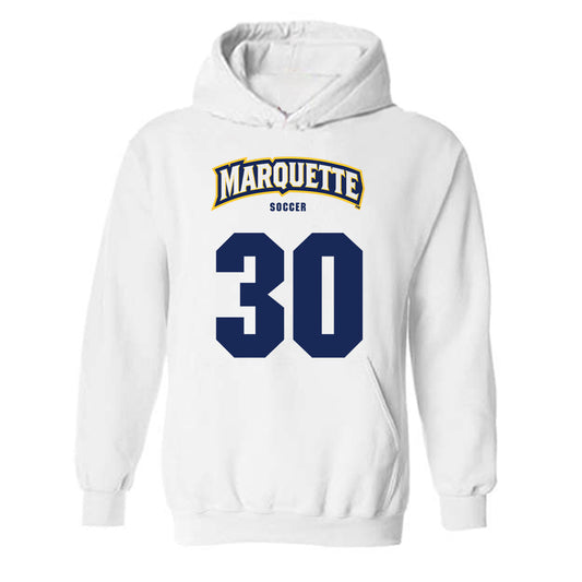 Marquette - NCAA Men's Soccer : Cameron Simpson - Sports Shersey Hooded Sweatshirt-0