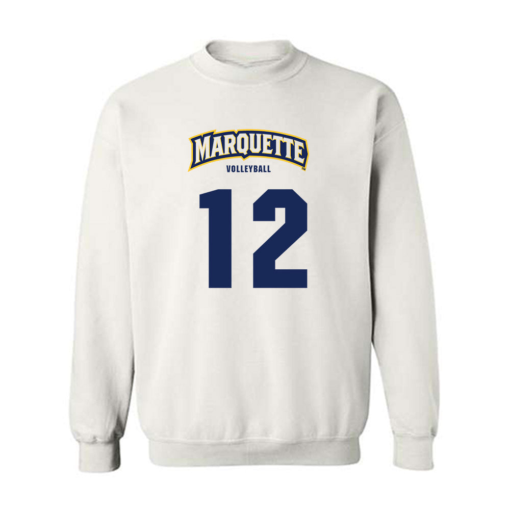Marquette - NCAA Women's Volleyball : Aubrey Hicks - Sports Shersey Crewneck Sweatshirt-0