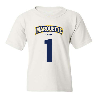 Marquette - NCAA Men's Soccer : Marten Brink - Sports Shersey Youth T-Shirt-0