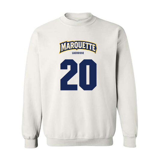Marquette - NCAA Men's Lacrosse : Michael Maloney - Sports Shersey Crewneck Sweatshirt-0
