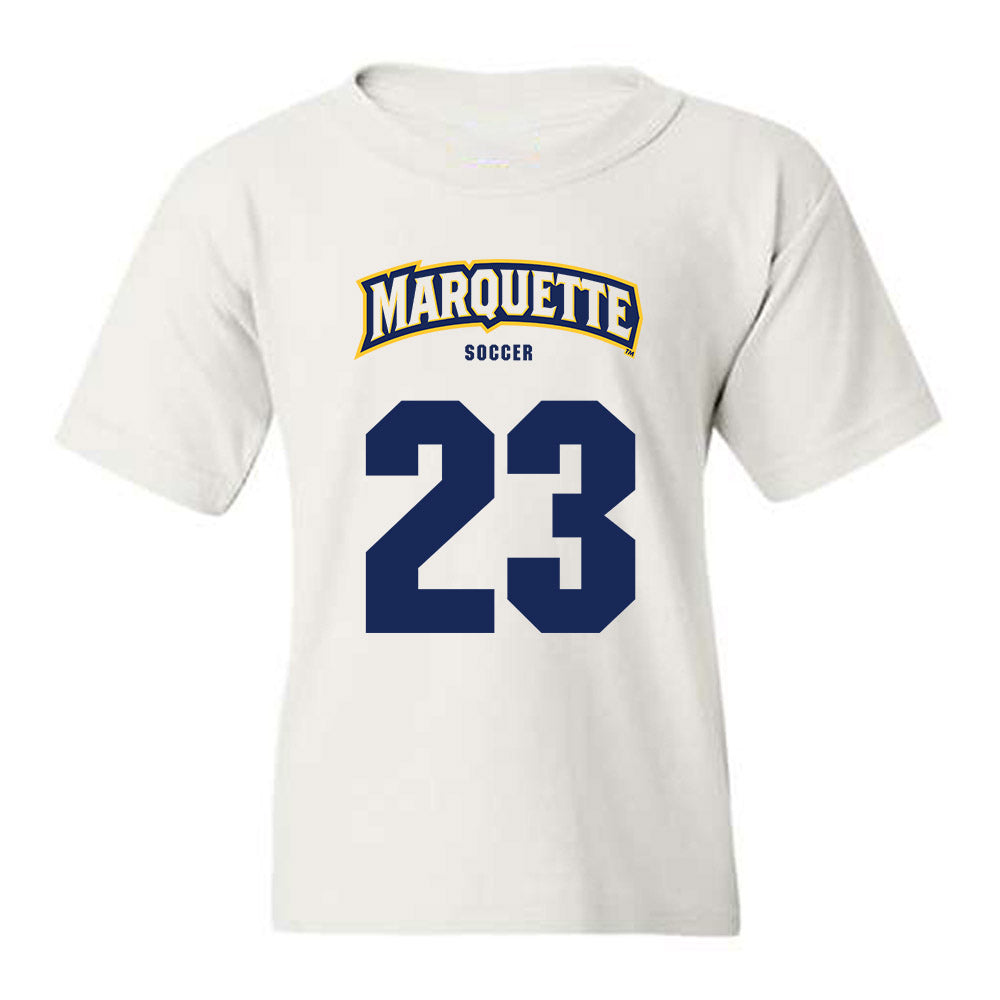 Marquette - NCAA Men's Soccer : Drew Mullins - Sports Shersey Youth T-Shirt-0