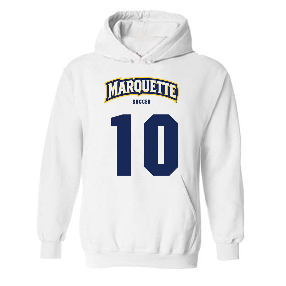 Marquette - NCAA Women's Soccer : Jocelyn Leigh - Sports Shersey Hooded Sweatshirt-0