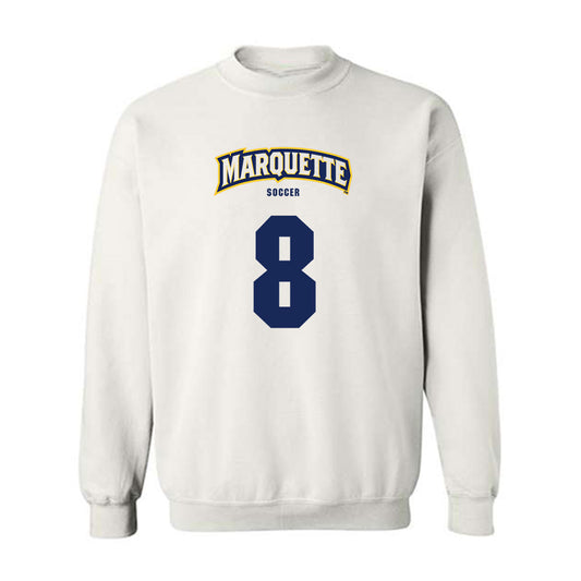Marquette - NCAA Women's Soccer : Josie Bieda - Sports Shersey Crewneck Sweatshirt-0