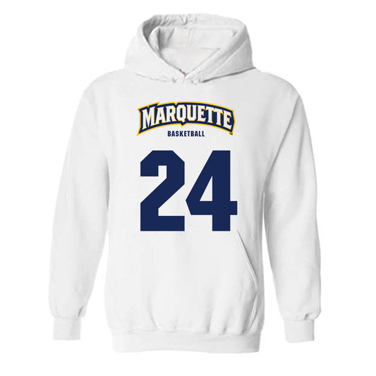 Marquette - NCAA Women's Basketball : JJ Barnes - Sports Shersey Hooded Sweatshirt-0
