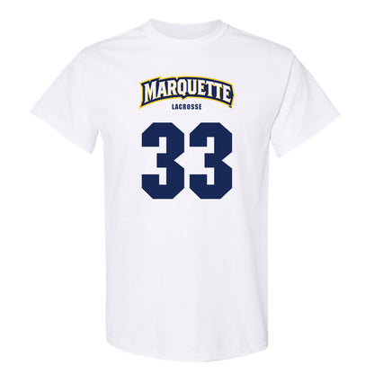 Marquette - NCAA Men's Lacrosse : Chandler Caster - Sports Shersey T-Shirt-0