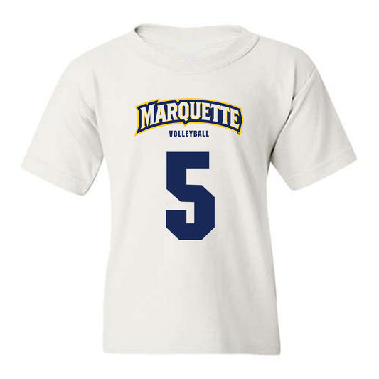 Marquette - NCAA Women's Volleyball : Calli Kenny - Sports Shersey Youth T-Shirt-0