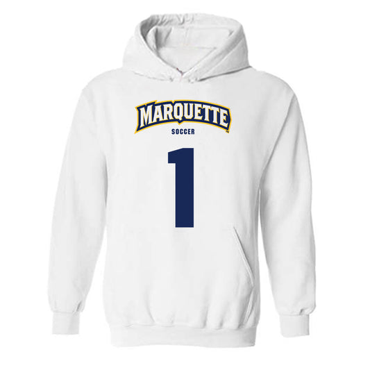 Marquette - NCAA Men's Soccer : Marten Brink - Sports Shersey Hooded Sweatshirt-0