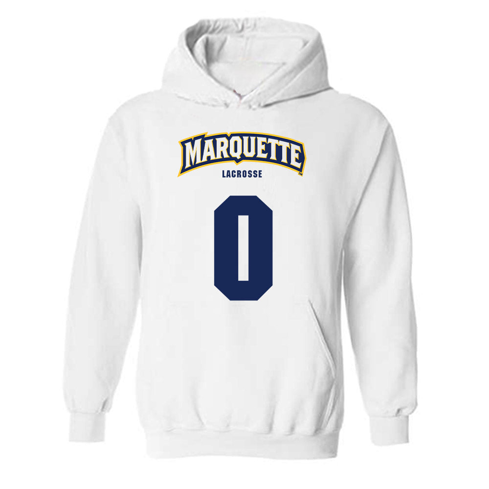 Marquette - NCAA Men's Lacrosse : Ty Ambush - Sports Shersey Hooded Sweatshirt-0