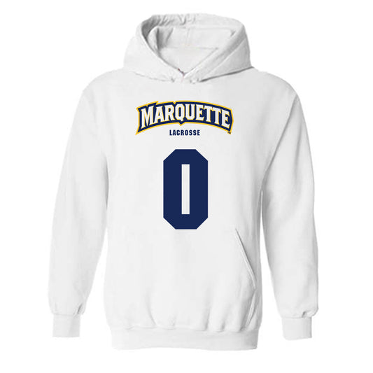 Marquette - NCAA Men's Lacrosse : Ty Ambush - Sports Shersey Hooded Sweatshirt-0