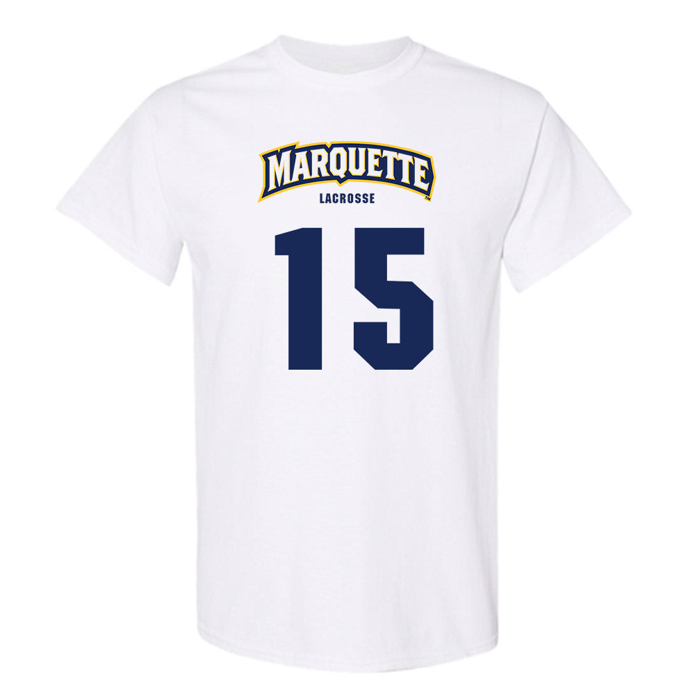 Marquette - NCAA Women's Lacrosse : Mckenna Farrell - Sports Shersey T-Shirt-0