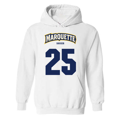 Marquette - NCAA Men's Soccer : Joey Buchanan - Sports Shersey Hooded Sweatshirt-0