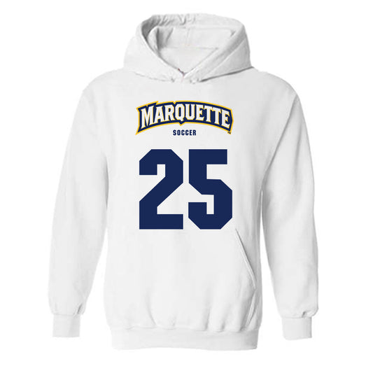 Marquette - NCAA Men's Soccer : Joey Buchanan - Sports Shersey Hooded Sweatshirt-0