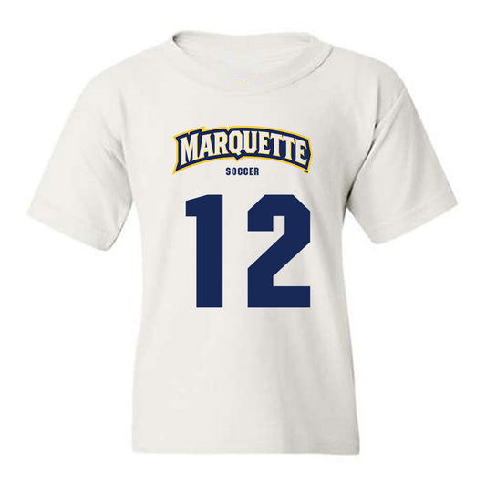 Marquette - NCAA Men's Soccer : Emilio Maldonado Frei - Sports Shersey Youth T-Shirt-0