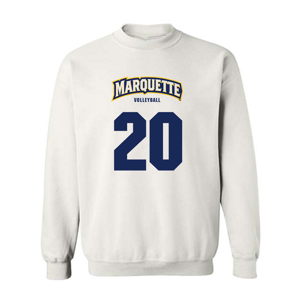 Marquette - NCAA Women's Volleyball : Carson Tyler - Sports Shersey Crewneck Sweatshirt-0