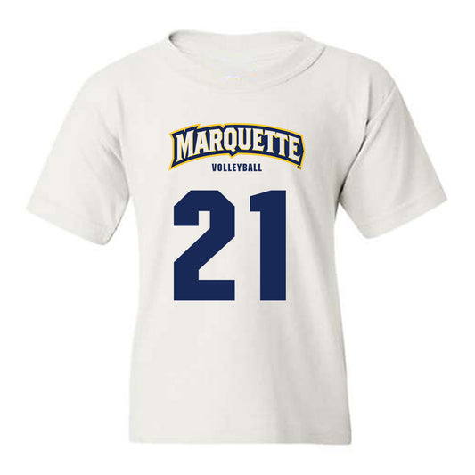 Marquette - NCAA Women's Volleyball : Berrak Sporeli - Sports Shersey Youth T-Shirt-0
