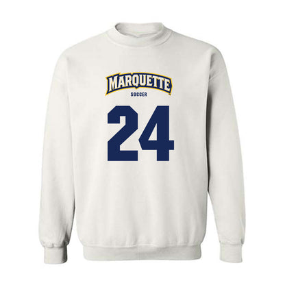Marquette - NCAA Men's Soccer : Gabriel Miranda - Sports Shersey Crewneck Sweatshirt-0