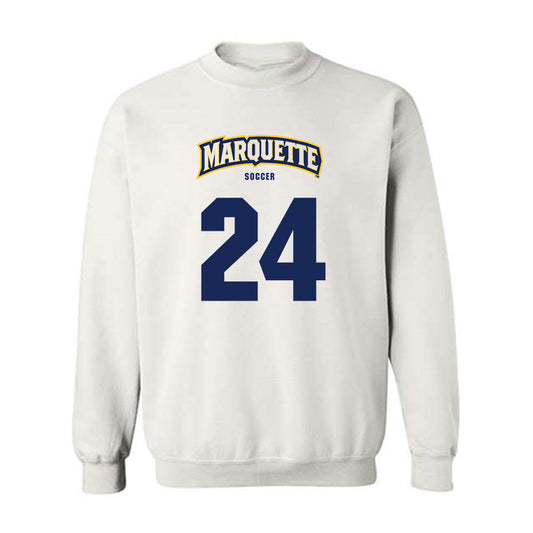 Marquette - NCAA Men's Soccer : Gabriel Miranda - Sports Shersey Crewneck Sweatshirt-0