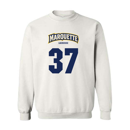 Marquette - NCAA Men's Lacrosse : Pierce Johnstone Clark - Sports Shersey Crewneck Sweatshirt-0