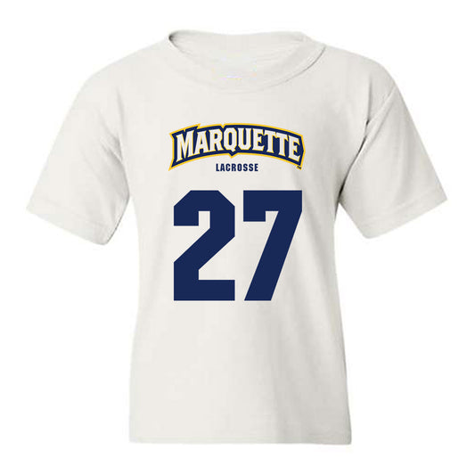Marquette - NCAA Men's Lacrosse : Parker Leslie - Sports Shersey Youth T-Shirt-0