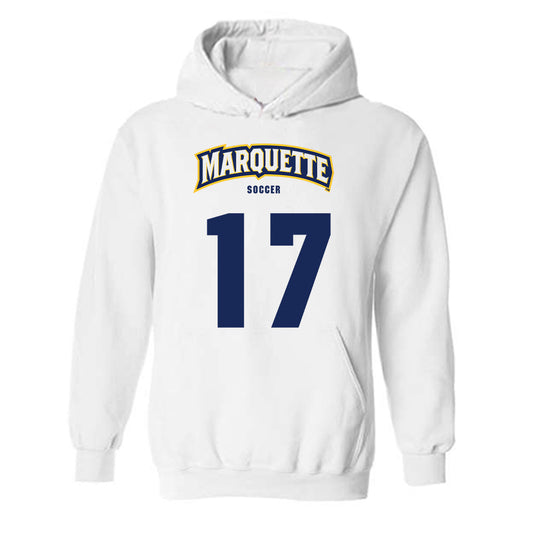 Marquette - NCAA Women's Soccer : Allessandra Russo - Sports Shersey Hooded Sweatshirt-0