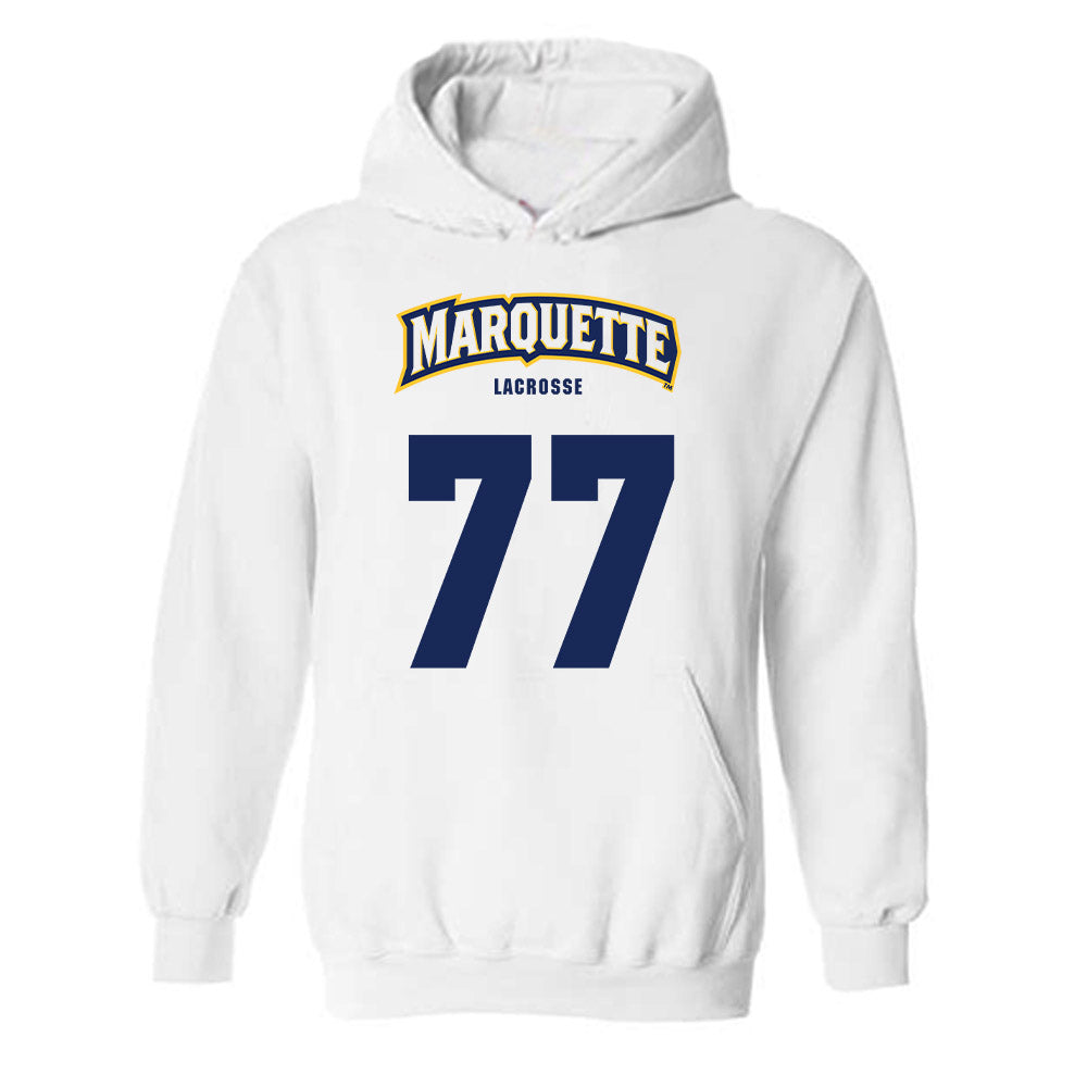 Marquette - NCAA Men's Lacrosse : Brady Nicholas - Sports Shersey Hooded Sweatshirt