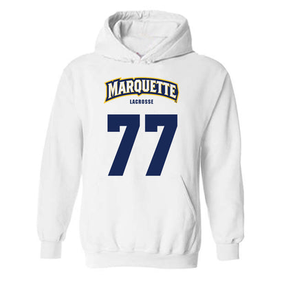 Marquette - NCAA Men's Lacrosse : Brady Nicholas - Sports Shersey Hooded Sweatshirt