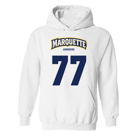 Marquette - NCAA Men's Lacrosse : Brady Nicholas - Sports Shersey Hooded Sweatshirt