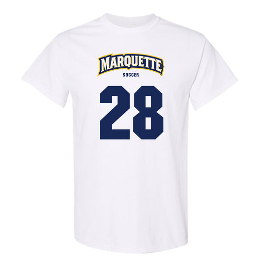 Marquette - NCAA Men's Soccer : Mads Horgoien - Sports Shersey T-Shirt-0