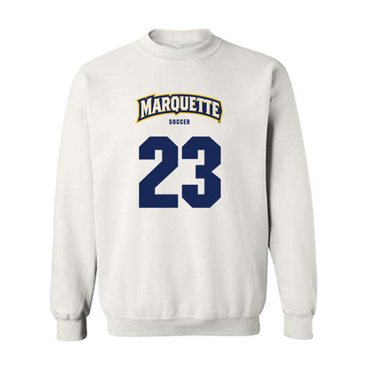 Marquette - NCAA Men's Soccer : Drew Mullins - Sports Shersey Crewneck Sweatshirt-0