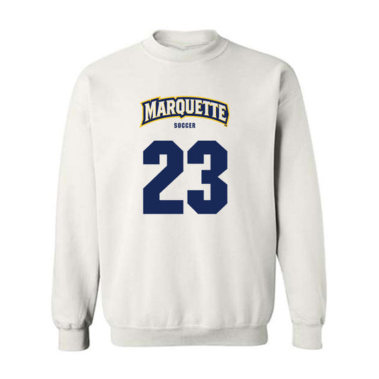Marquette - NCAA Men's Soccer : Drew Mullins - Sports Shersey Crewneck Sweatshirt-0