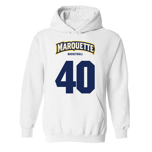 Marquette - NCAA Men's Basketball : Casey O'Malley - Sports Shersey Hooded Sweatshirt-0