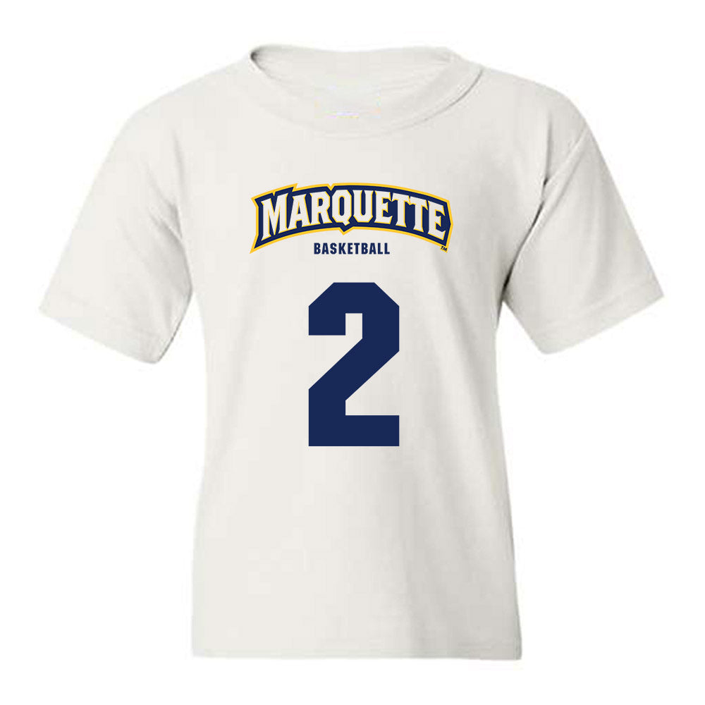 Marquette - NCAA Women's Basketball : Kinley Asp - Sports Shersey Youth T-Shirt-0
