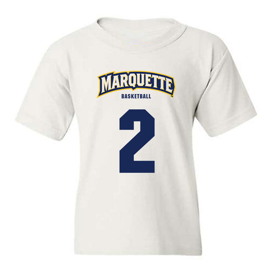 Marquette - NCAA Women's Basketball : Kinley Asp - Sports Shersey Youth T-Shirt-0