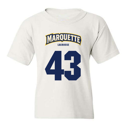 Marquette - NCAA Women's Lacrosse : Gabbi Perino - Sports Shersey Youth T-Shirt-0