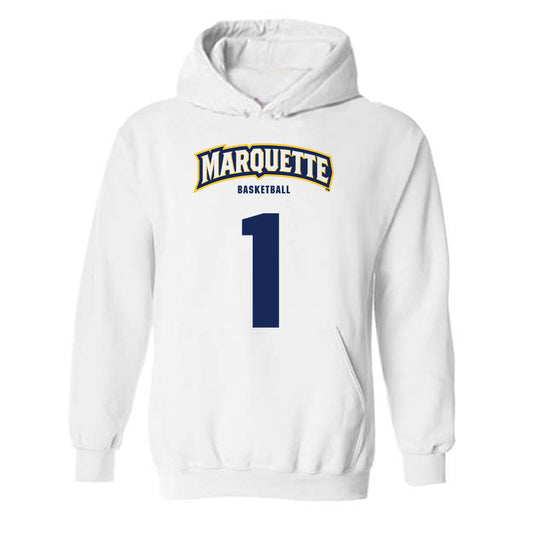 Marquette - NCAA Women's Basketball : Lee Volker - Sports Shersey Hooded Sweatshirt