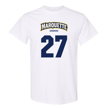 Marquette - NCAA Men's Lacrosse : Parker Leslie - Sports Shersey T-Shirt-0