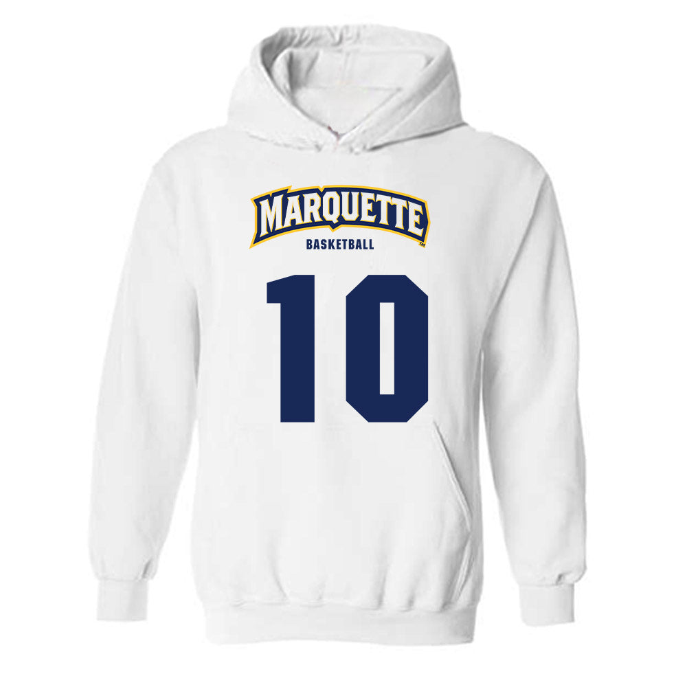 Marquette - NCAA Men's Basketball : Adrien Stevens - Sports Shersey Hooded Sweatshirt-0