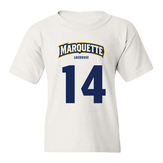 Marquette - NCAA Men's Lacrosse : Beau Westphal - Sports Shersey Youth T-Shirt-0