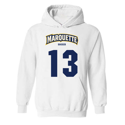 Marquette - NCAA Women's Soccer : Gabriela Retana - Sports Shersey Hooded Sweatshirt-0