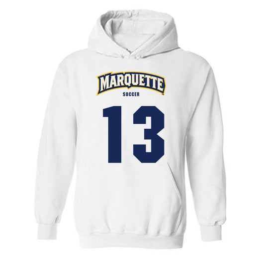 Marquette - NCAA Women's Soccer : Gabriela Retana - Sports Shersey Hooded Sweatshirt-0