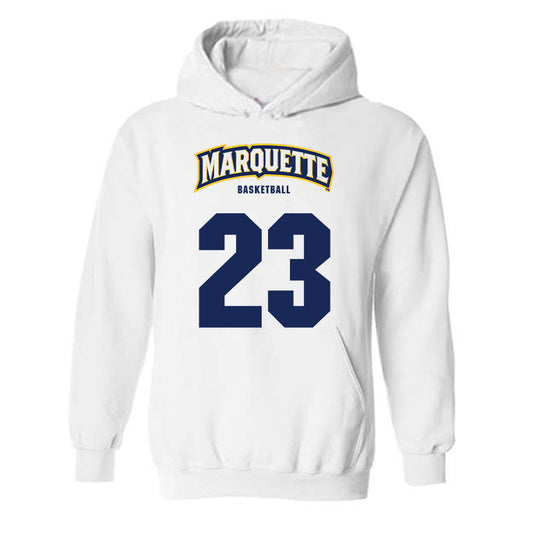 Marquette - NCAA Women's Basketball : Olivia Porter - Sports Shersey Hooded Sweatshirt
