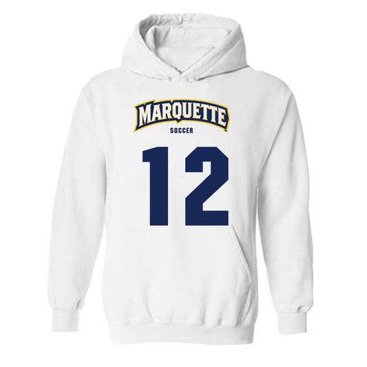 Marquette - NCAA Men's Soccer : Emilio Maldonado Frei - Sports Shersey Hooded Sweatshirt-0