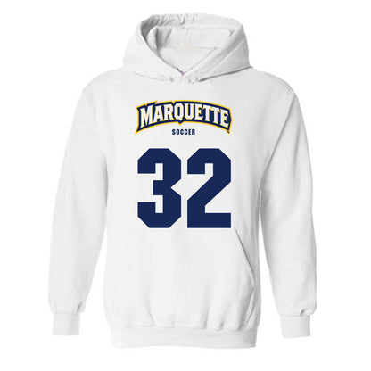Marquette - NCAA Men's Soccer : Will Slawinski - Sports Shersey Hooded Sweatshirt-0