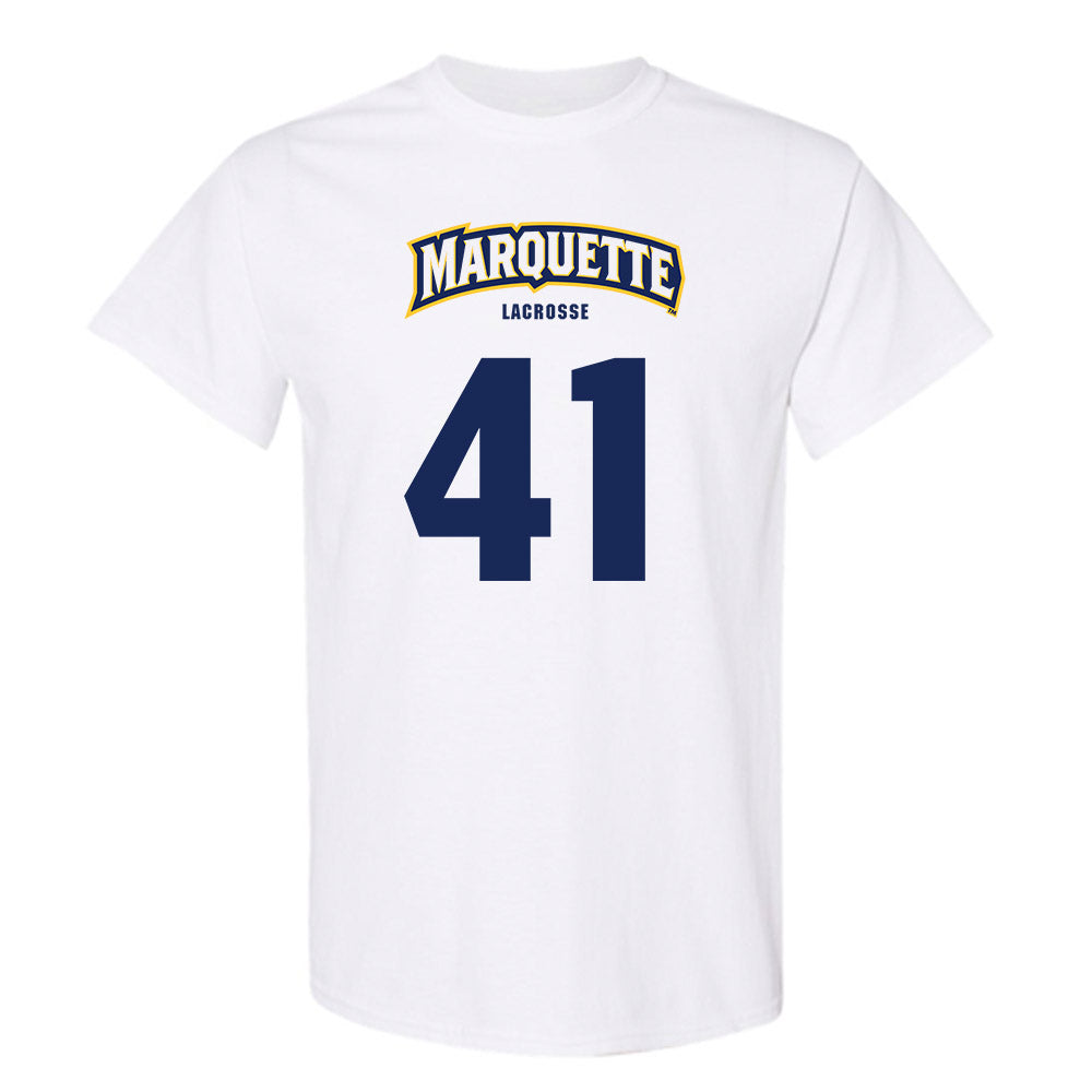 Marquette - NCAA Men's Lacrosse : Troy Teff - Sports Shersey T-Shirt-0