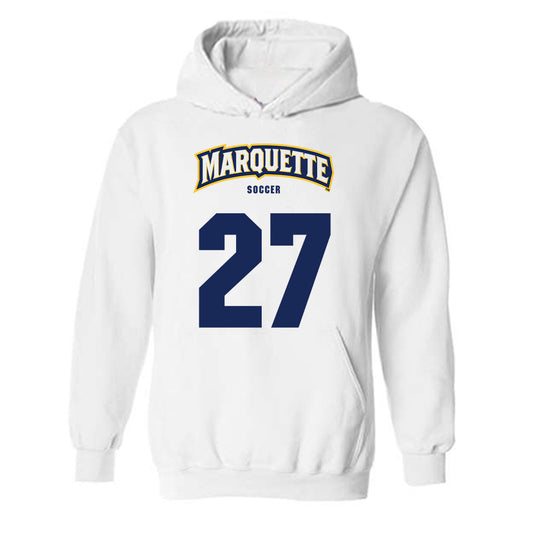 Marquette - NCAA Women's Soccer : Piper Lucier - Sports Shersey Hooded Sweatshirt-0