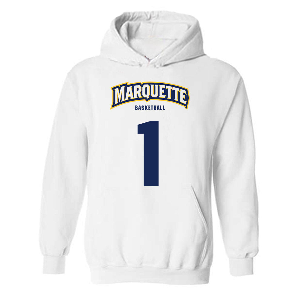 Marquette - NCAA Women's Basketball : Brooklyn Hall - Sports Shersey Hooded Sweatshirt-0